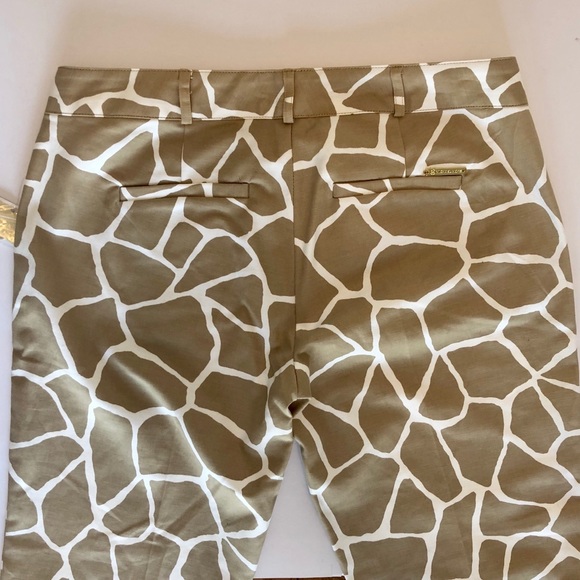 Michael Kors giraffe print skinny stretch pants 4 - Picture 4 of 8